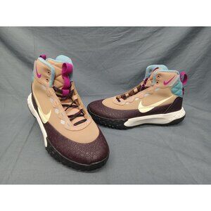 Nike Boys Terrascout (GS) Boots Black Wheat Blue Size 7 NEW NO BOX!